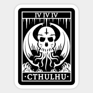 CTHULHU TAROT CARD - LOVECRAFT Sticker